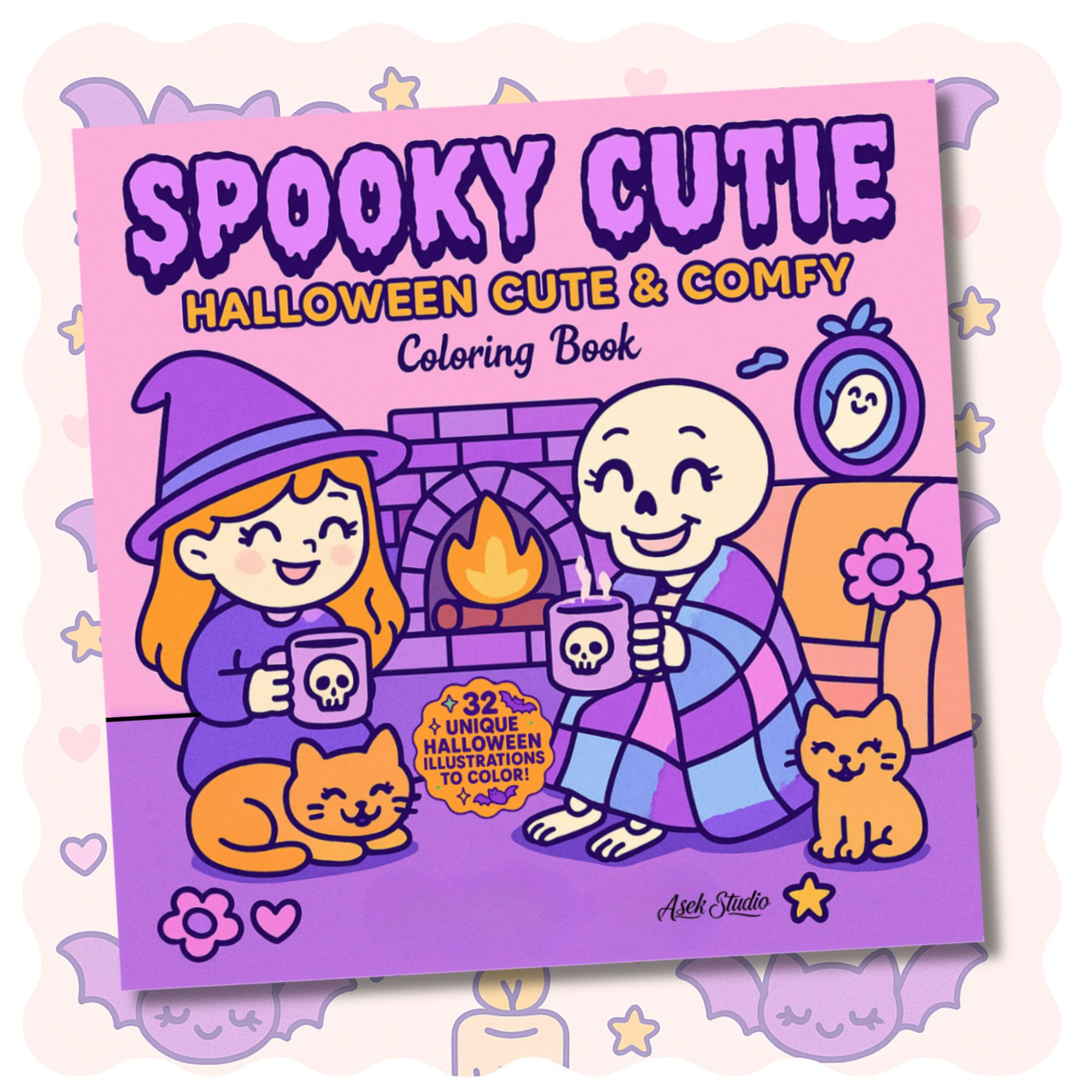 Spooky Cutie - Halloween Cute & Comfy Coloring Book